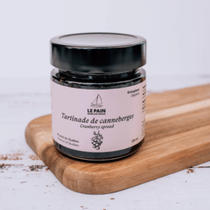 Tartinade de canneberges bio